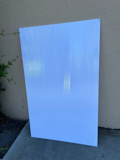 5/16 in. (8 mm) 48 in. x 192 in. Polycarbonate Opal twin-wall hollow sheet